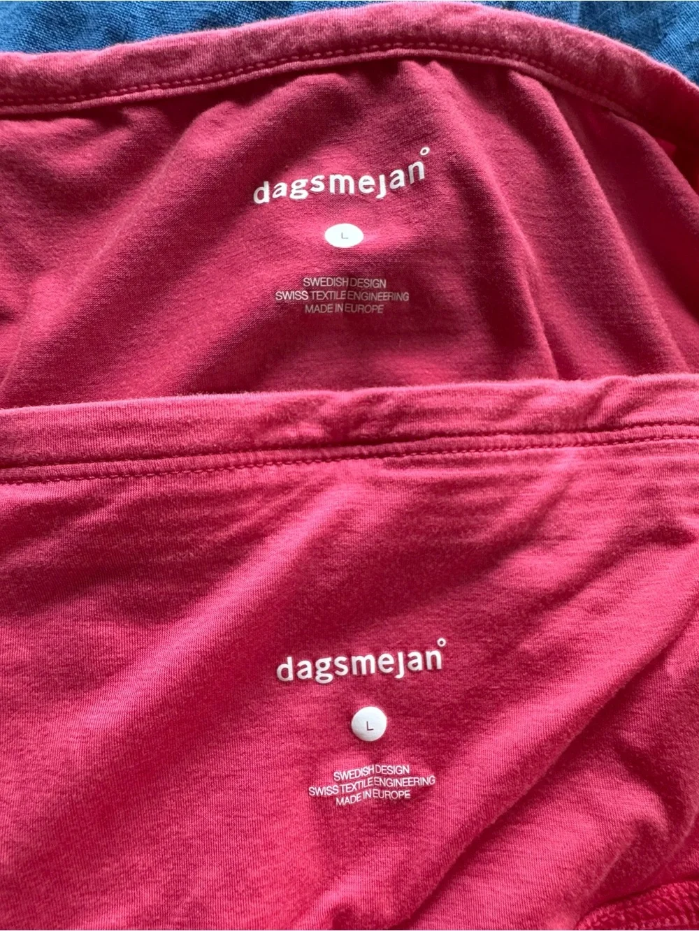 Dagsmejan Raspberry Nattcool Sleep Tech Shirt and Shorts Set Womens L